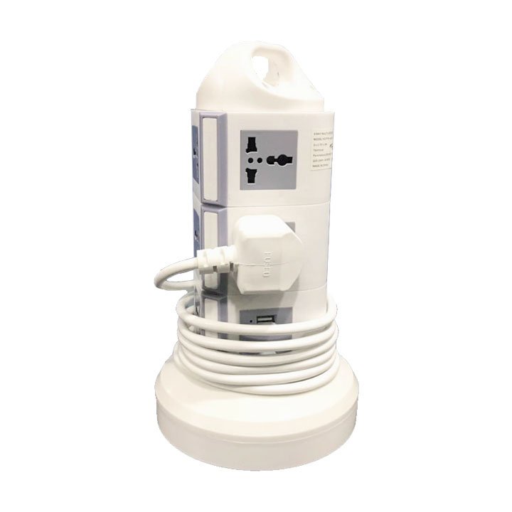 Ổ điện đa năng 3 tầng 11 ổ cắm 2 cổng USB - giao màu ngẫu nhiên
