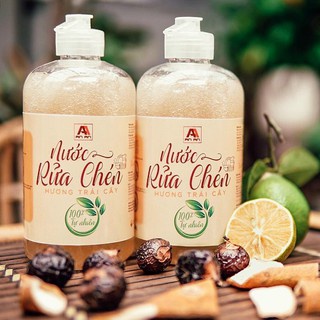 Nước Rửa Chén Hữu Cơ Bồ Hòn An An (500ML) 100% Thiên Nhiên. Rửa Dụng Cụ Ăn Dặm Cho Bé, Phù Hợp Cho Da Nhạy Cảm