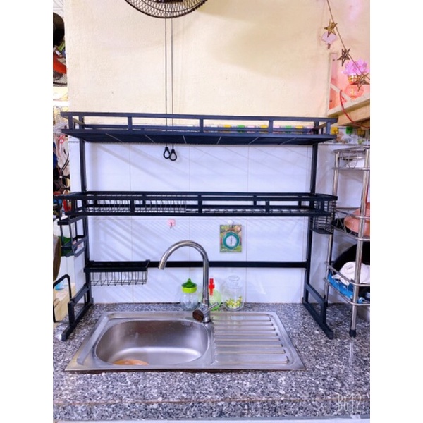 Kệ bếp đa năng 2 tầng rộng 85cm