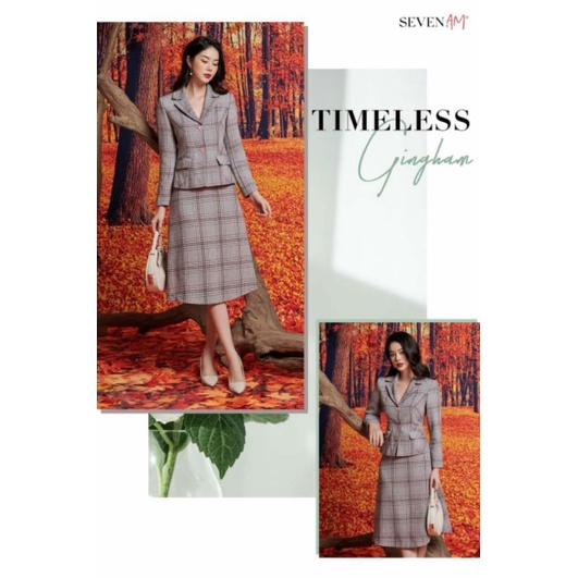 Chân váy xòe A hãng Seven.am