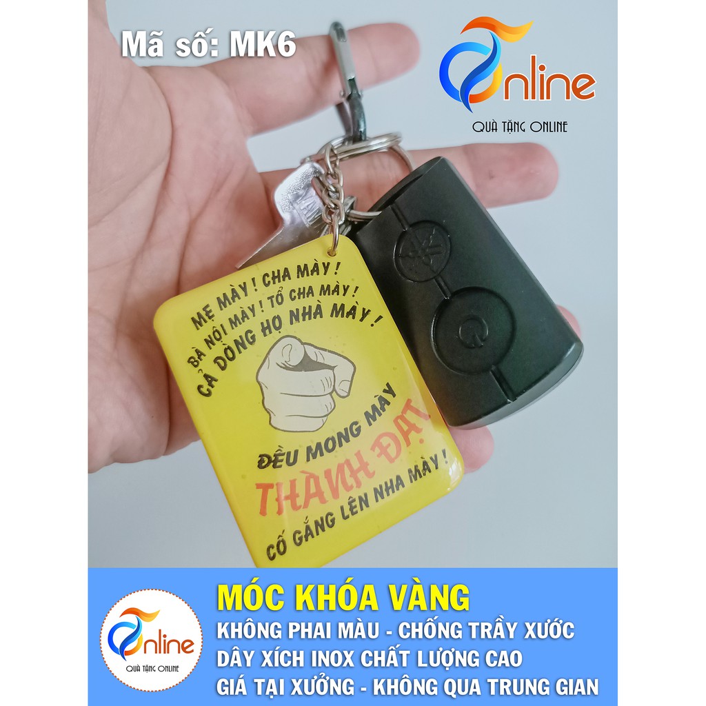 Móc khóa chìa khóa GIÁ RẺ - Móc khóa vàng siêu bền - siêu Cute giá xưởng giá sỉ, bán lẻ