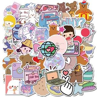 [GIÁ SỐC] 10 Stick hoạt hình - ST06 Sticker nhựa PVC không thấm nước, dán nón bảo hiểm, laptop, điện thoại, Vali, xe.