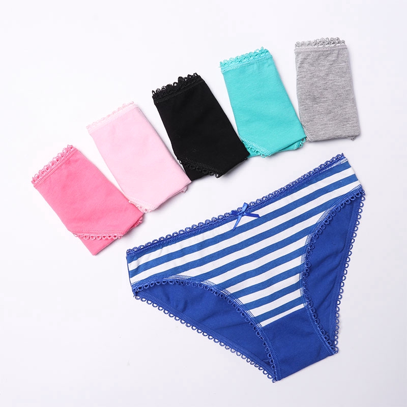 Set 5 quần lót cotton ECMLN thời trang cho nữ