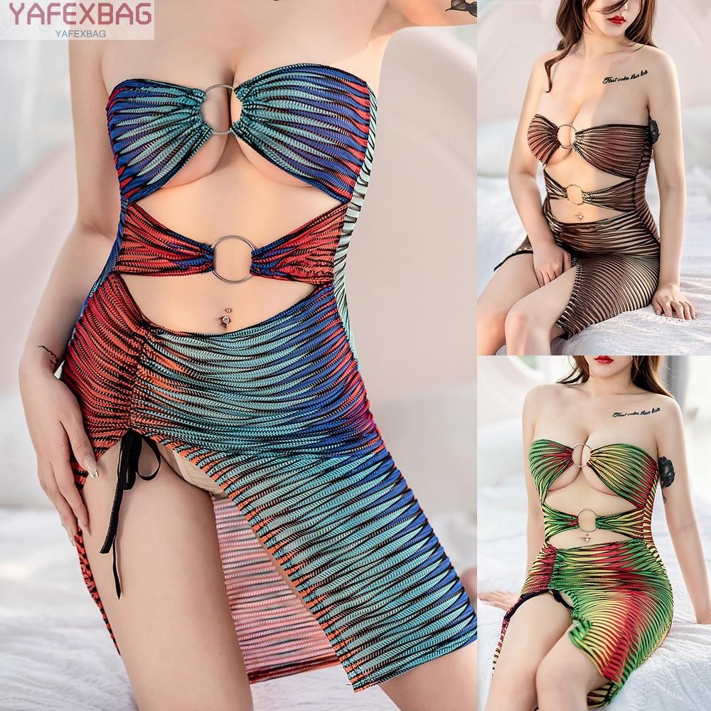 Women Sleepdress Bodycon Dress Clubwear Hip Dress See Through High Quality