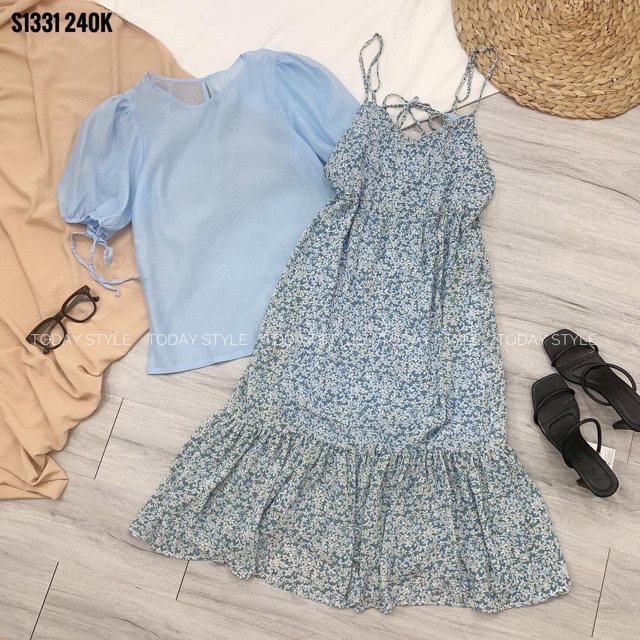 🌳 SÉT ÁO X ĐẦM 2D HOA 🌳 bán live