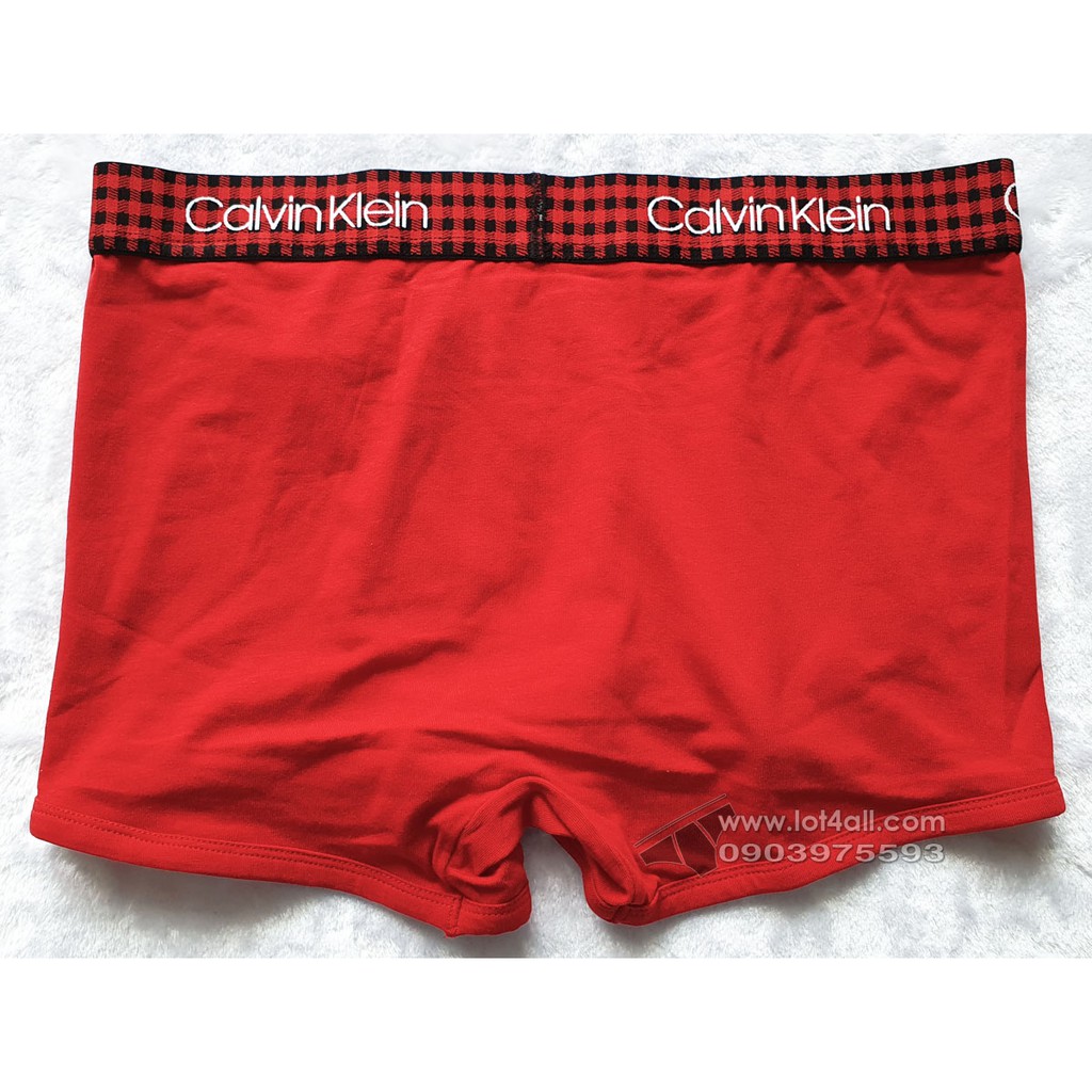 [CHÍNH HÃNG] Quần lót nam Calvin Klein NB1992 Buffalo Check Cotton Stretch Trunk Temper