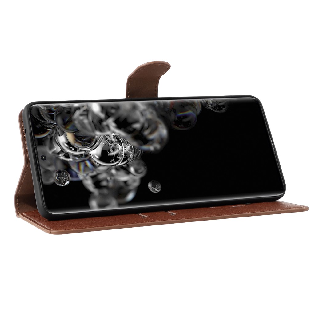 Ốp Điện Thoại Da Kiểu Ví Lật Có Ngăn Thẻ Cho Samsung Galaxy S21 Plus S20 Ultra S20 FE