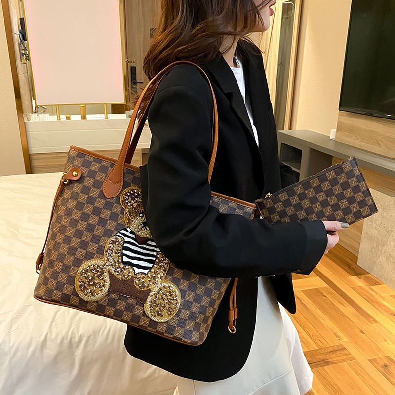 D413 Túi xách bản to sang chảnh kèm ví nhỏ trẻ trung(SIZE 38X34CM)
