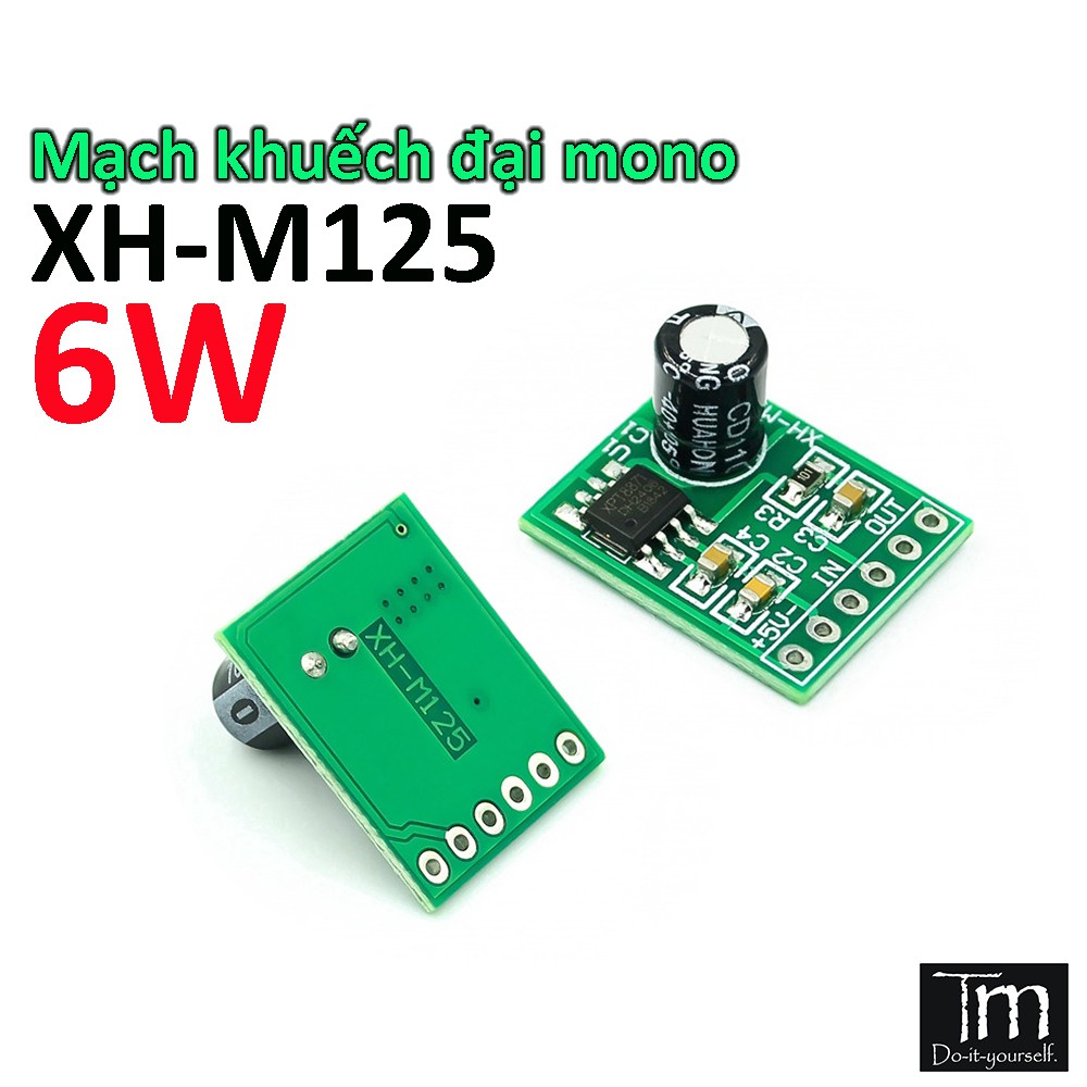 [Mã ELHACE giảm 4% đơn 300K] Mạch Khuếch đại Âm Thanh Mono 6W (XH-M125)