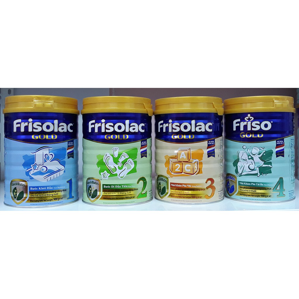 Sữa Frisolac Gold 4 900g (2-4 tuổi) phát triển hoàn hảo