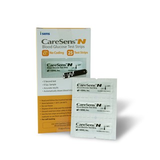 Que thử đường huyết caresens 25 que