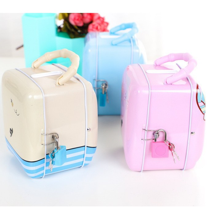 Két Sắt HeoGIADUNGTONGKHO1Két Sắt Heo Cực Kì Dễ Thương, Hộp đựng tiền tiết kiệm, Hộp tiết kiệm mini có khóa