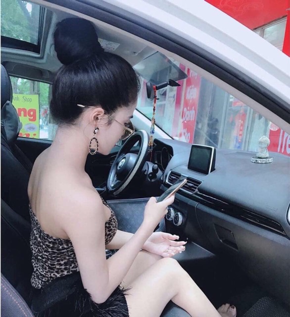 Tóc giả búi cao có dây rút, đẹp tự nhiên, kèm ảnh thật.