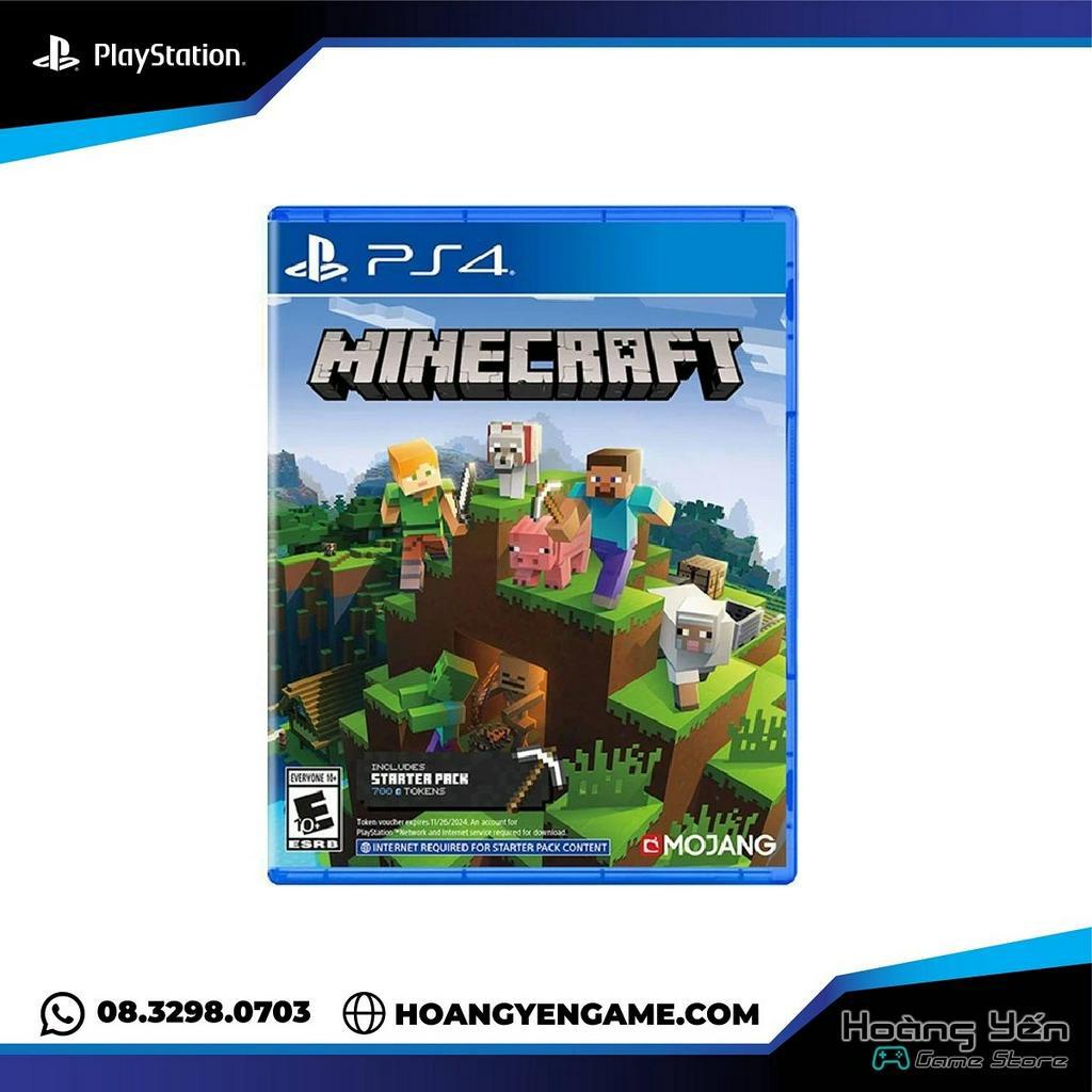  Đĩa game ps4 Minecraft chơi được 4 người