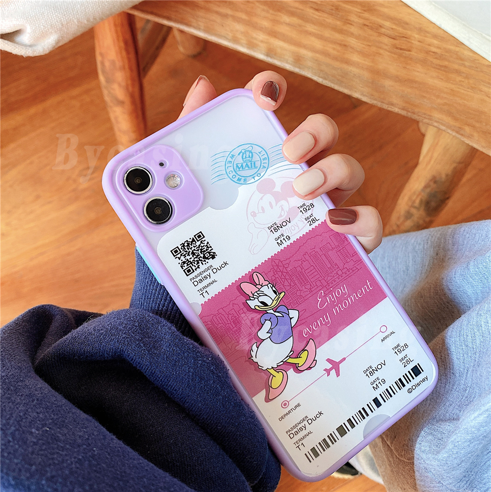 DONALD DUCK Ốp Lưng Họa Tiết Hoạt Hình Dễ Thương Cho Iphone 12 Pro Max Iphone 12 Mini 12 Pro 6 6s 7 8 Plus