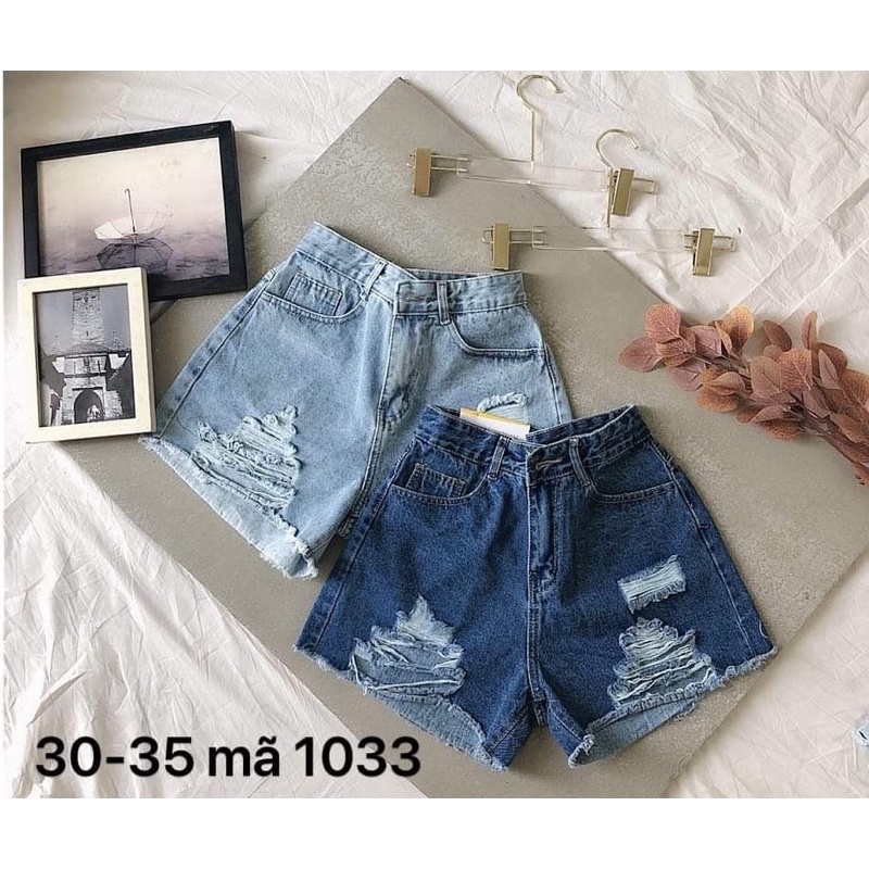 Quần Short Jean Nữ Size Lớn nhỏ đến 35 Ms 1033