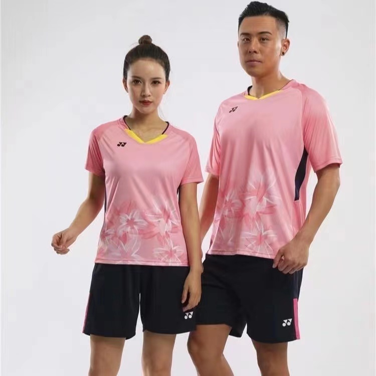 Bộ Quần Áo Thể Thao Cầu Lông Yonex Tay Ngắn Nhanh Khô Phong Cách Nhật Bản Cho Nam Và Nữ 6056 10376