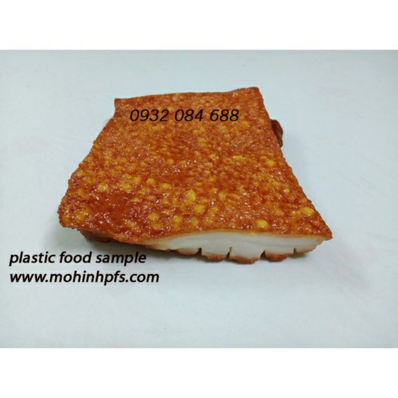 Miếng Heo quay_Mô hình heo quay bằng nhựa