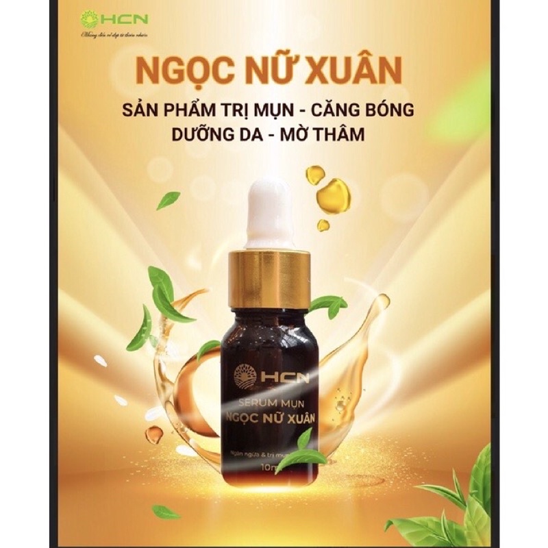SERUM MỤN NGỌC NỮ XUÂN NGỪA MỤN TRẮNG DA MỜ SẸO GIẢM THÂM HIỆU QUẢ