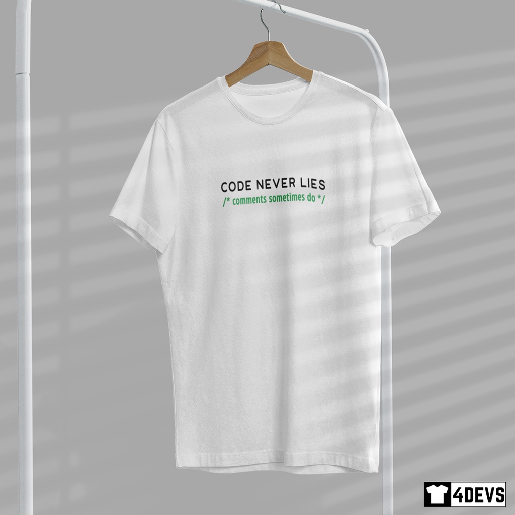 Áo thun nam Lập trình viên - Comment Lies