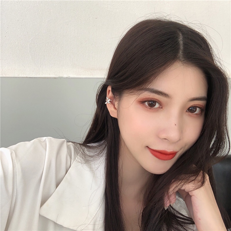 Khuyên kẹp vành tai hình bướm đơn giản thời trang