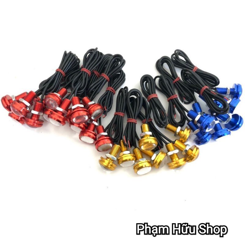 1 cái Đèn led Xi nhan Cúc Áo cho xe máy , Moto , xe điện