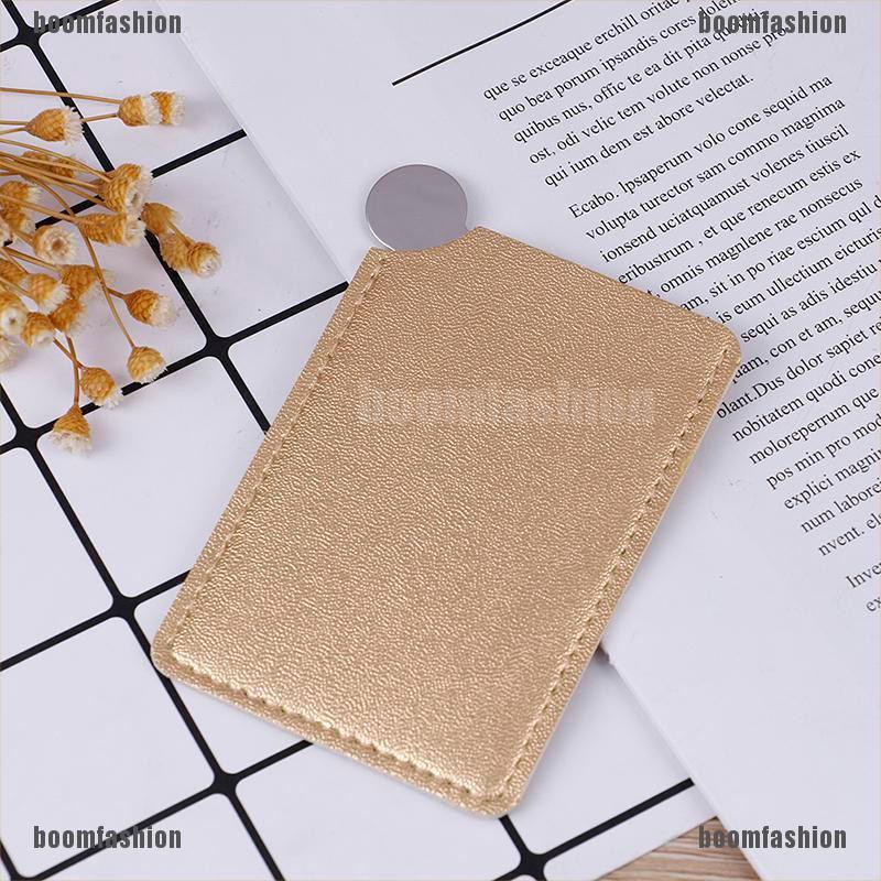 Gương Trang Điểm Dạng Thẻ Bằng Thép Không Gỉ Không Vỡ Tiện Lợi Khi Đi Du Lịch