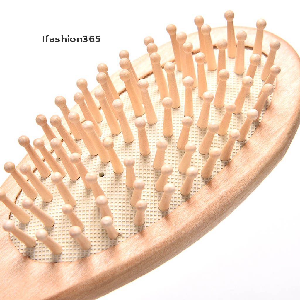 [Hàng mới về] Lược chải móc mát xa da đầu bằng gỗ chăm sóc da đầu