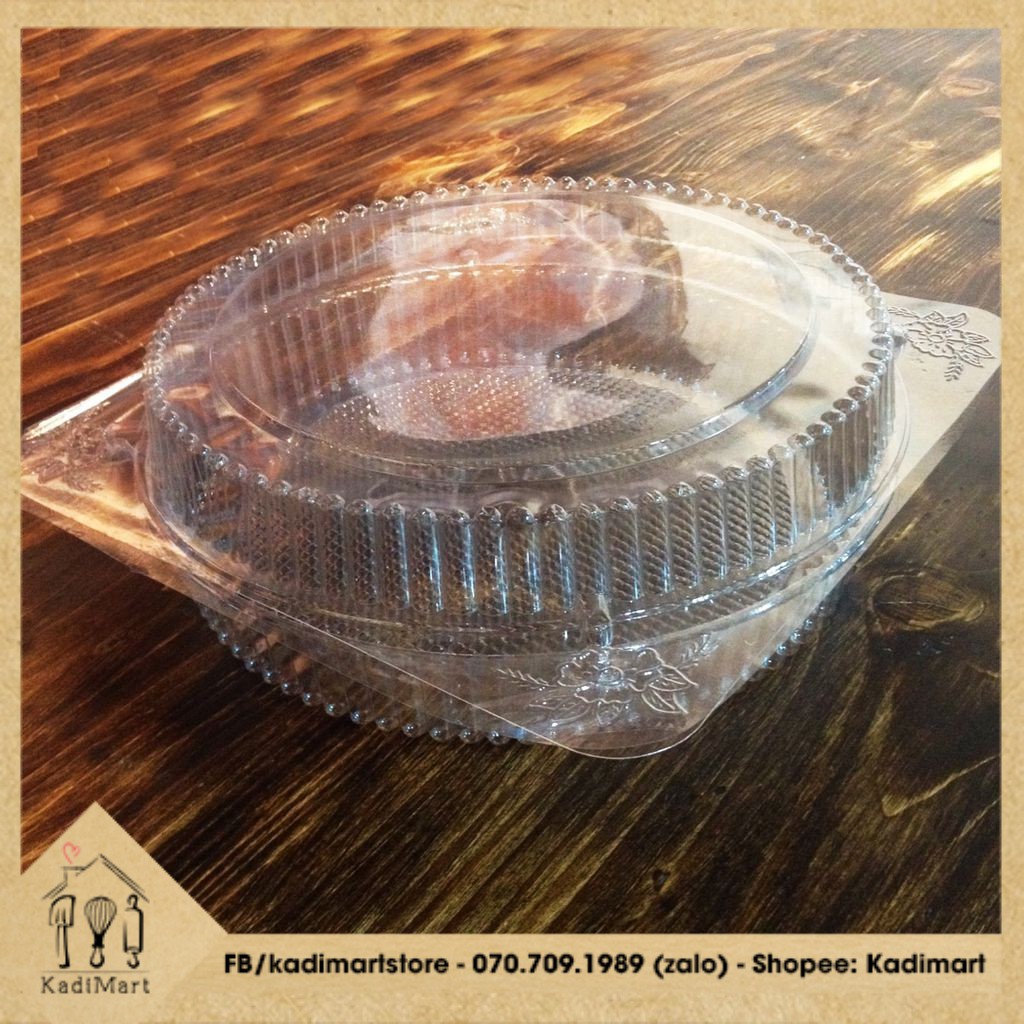 10 Hộp nhựa bánh tròn 🍩FREESHIP🍩 15cm/ 20cm / 25cm  H26 - Kadi Mart nguyên liệu & dụng cụ làm bánh