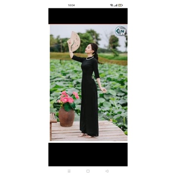 Áo dài trơn cao câp