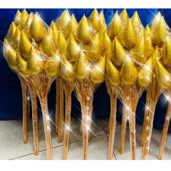 Hoa Sen Vàng đồ thờ Thailand hàng nhập