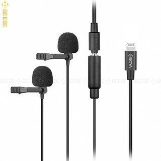 Boya BY-M2D - Cặp Micro Gài Áo Cho Iphone, Ipad Cổng Lightning 6m