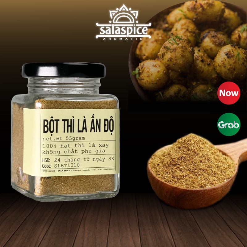 Bột Thì Là Ấn Độ SALA SPICE Cumin Power 100% thì là nhập khẩu Ấn dùng ướp thức an tiện lợi dễ dàng , thơm ngon hấp dẫn