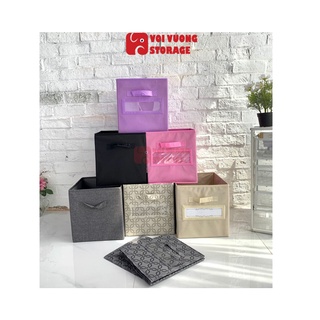 Hộp vải đựng đồ xuất Mỹ ROYE VOI VUÔNG