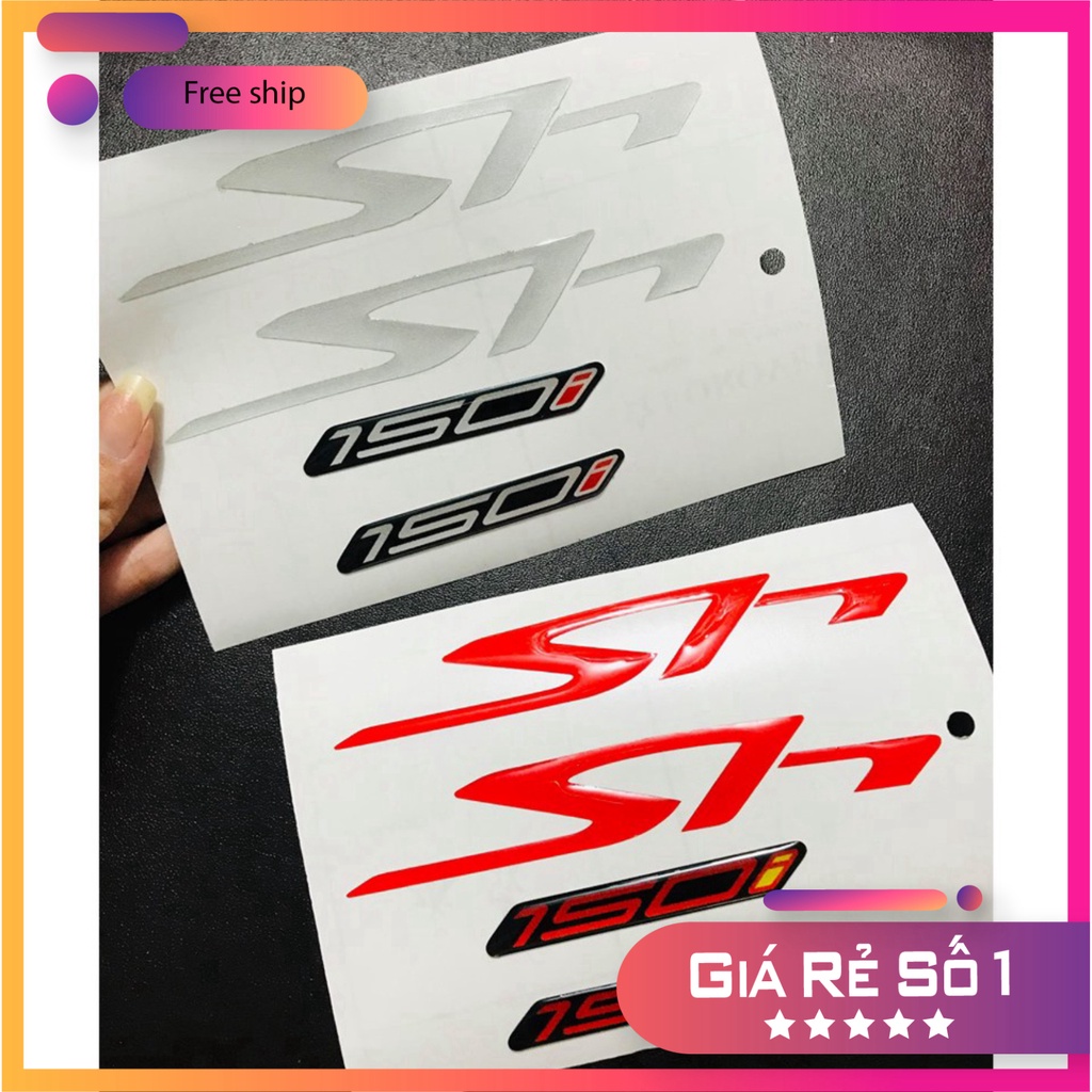 HCM  TEM NỔI CHỮ SH 150i ĐỒ CHƠI XE MÁY GIÁ SỈ