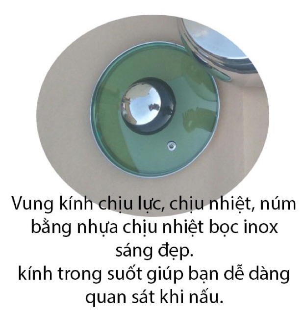 Nồi Quấy Bột 2 Đáy Hoàng Gia 2 Cỡ