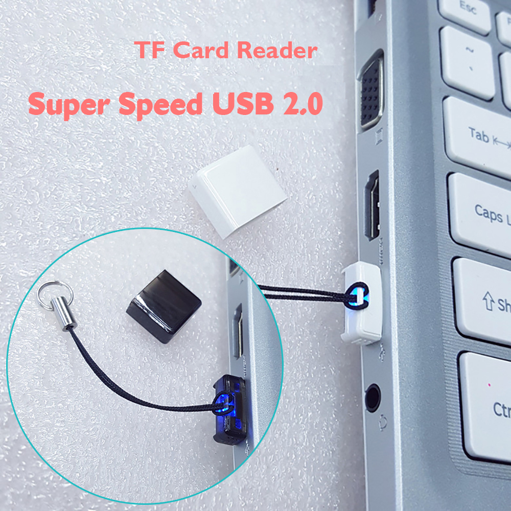 DIYMORE Đầu đọc thẻ SD/SDXC USB 2.0 cho thẻ micro TF mini tốc độ cao
