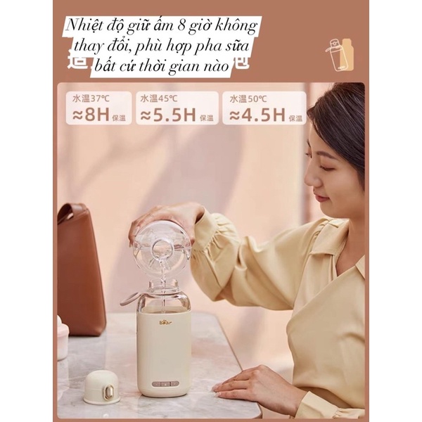 Bình giữ nhiệt 300ml Bear - di động pha sữa cho bé