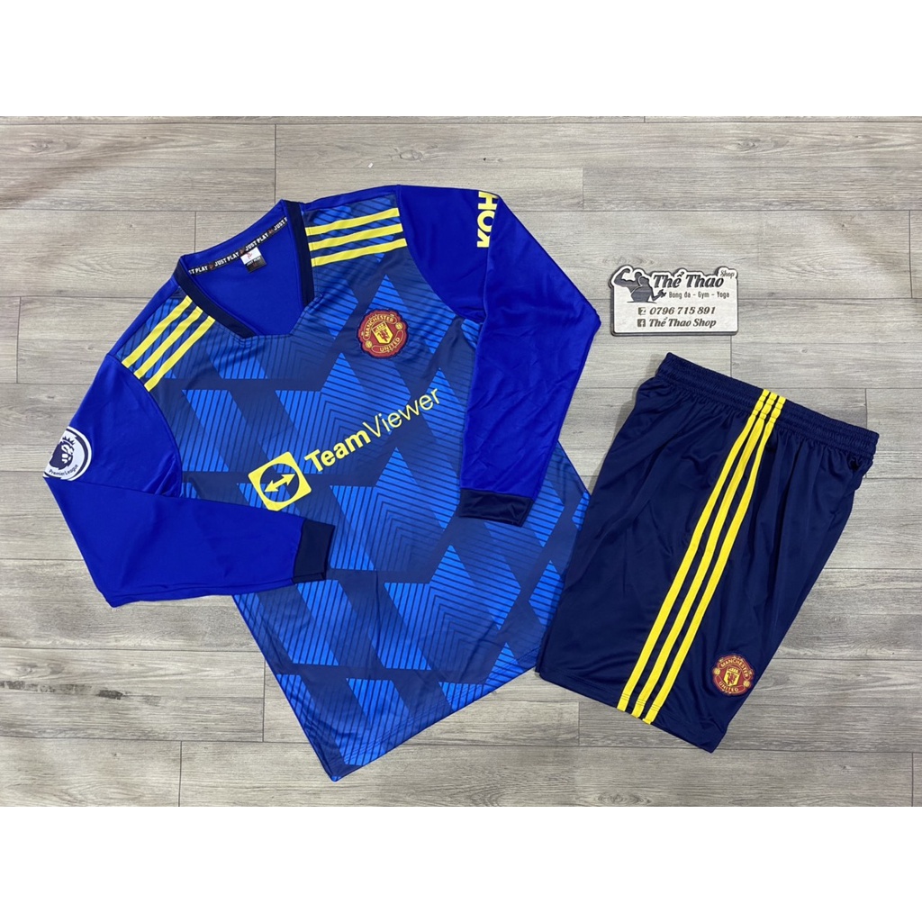 Bộ Bóng Đá Dài Tay 2023- Bộ thể thao Nam nữ dài tay (Size 40-78kg) - Vải thun lạnh mịn