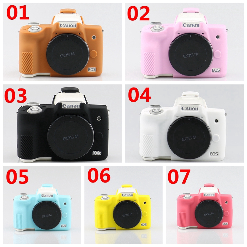 Vỏ bọc bằng Silicon mềm cho máy ảnh Canon EOS M50
