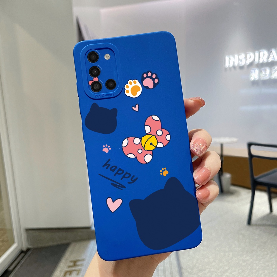 Ốp Điện Thoại Silicon TPU Mềm Chống Sốc Hình Đôi Mắt Đại Bàng Cho Samsung Galaxy A21S A31 Samsung A 21 S A 31