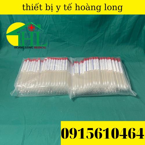 [Hàng Nhập Khẩu] Tăm Bông Lấy bệnh Phẩm Cán gỗ Vô Trùng Túi 100 Que