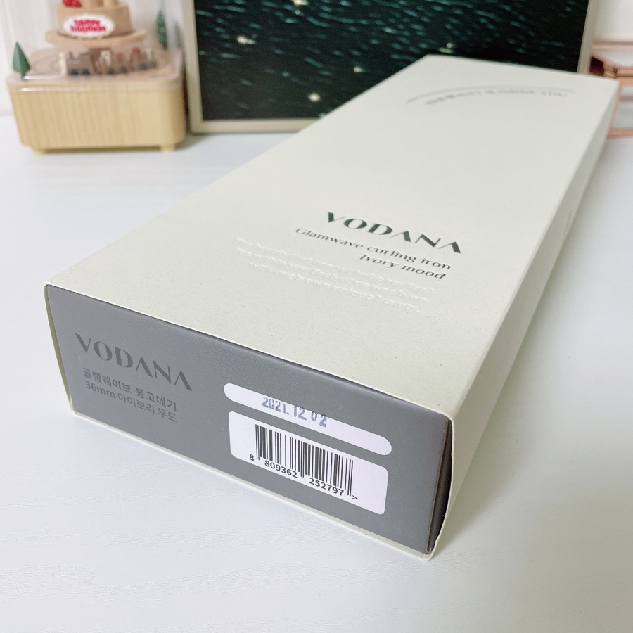 VODANA Máy uốn tóc 32mm 36mm Ivory Mood màu kem