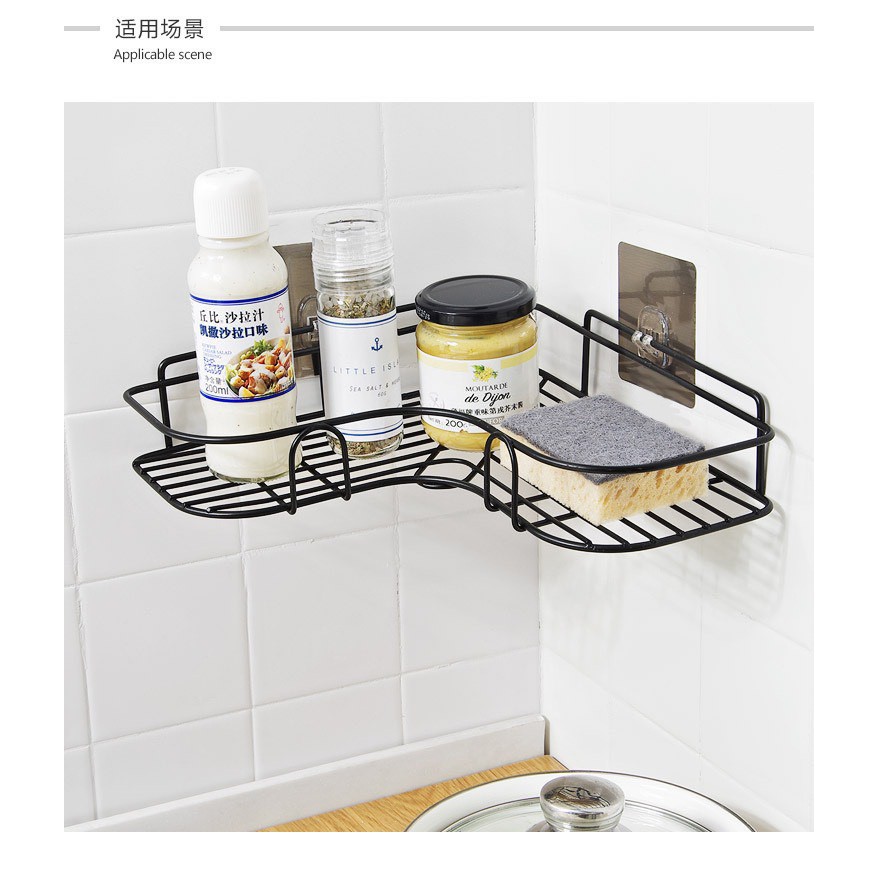 KỆ GÓC SẮT DÁN TƯỜNG ĐA NĂNG