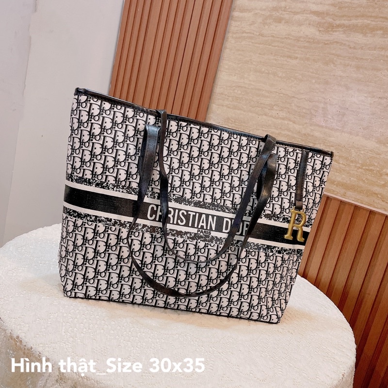 Túi xách nữ công sở đẹp kẹp nách nữ đeo vai tote da pu cao cấp bản to đựng vừa a4 laptop DIOMI