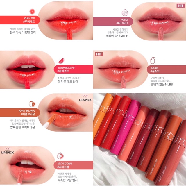 💓MÀU MỚI💓 Son Tint Bóng ROMAND JUICY LASTING TINT | BigBuy360 - bigbuy360.vn