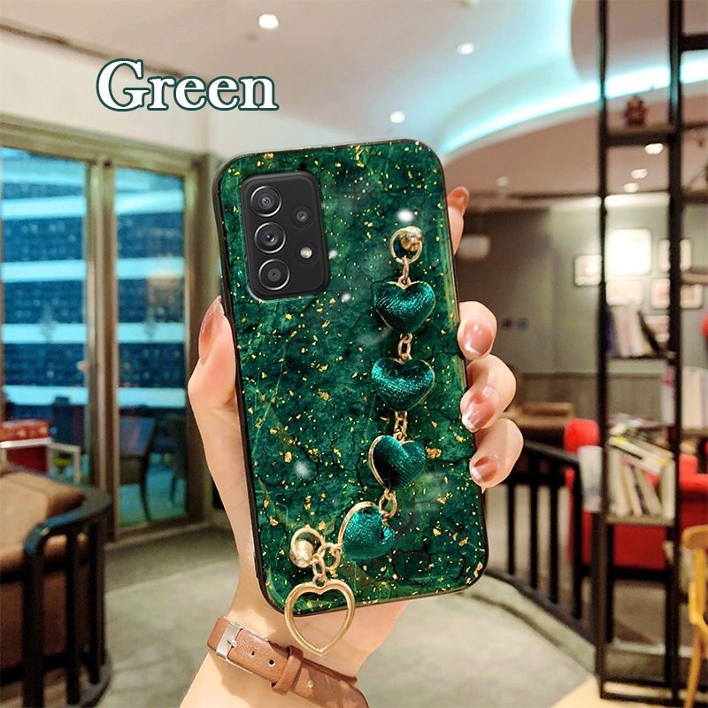 Ốp Điện Thoại Họa Tiết Lá Vàng Cho Samsung A32 A52 A72 A02 M02 A02S A12 A51 A71 A50 A50S A30S A70 A750 A72018
