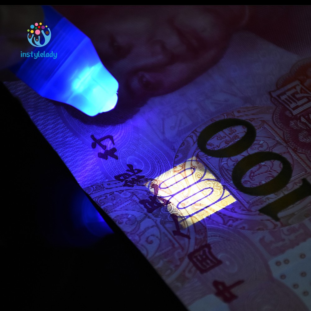 3 Bút mực tàng hình để viết thông điệp bí ẩn hiện lên bằng cách soi đèn UV