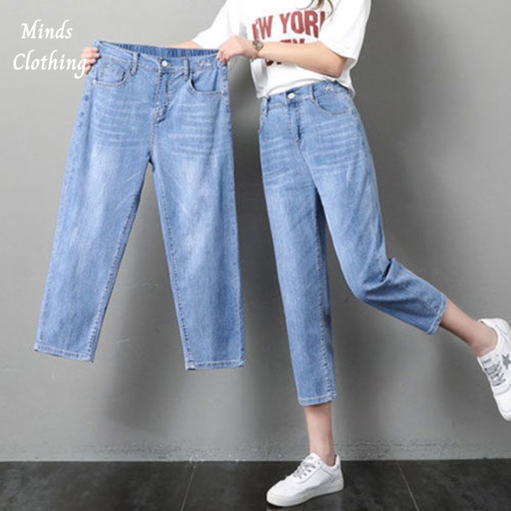 Quần jean baggy nữ ống suông, rộng TX-02 style hàn quốc 2021
