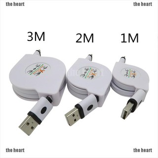 Cáp Sạc Nhanh Micro USB Dài 1M 2M 3M Có Thể Thu Gọn Tiện Dụng